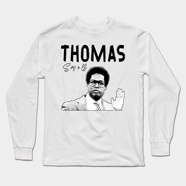 Thomas Sowell Long Sleeve T-Shirt by Moulezitouna